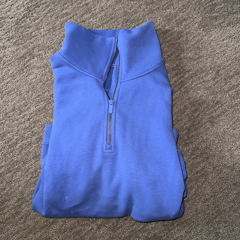Lululemon Thick Fleece Half Zip Wild Indigo: Size XS/S